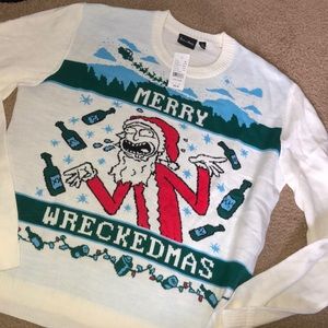 New Men’s Rick and Morty sweater size S